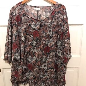 floral blouse